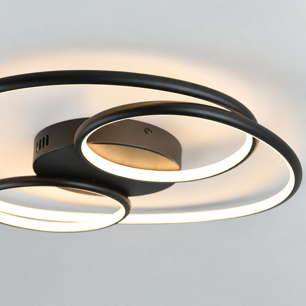 ORBA dimbare LED plafondlamp met ronde lichtvormen