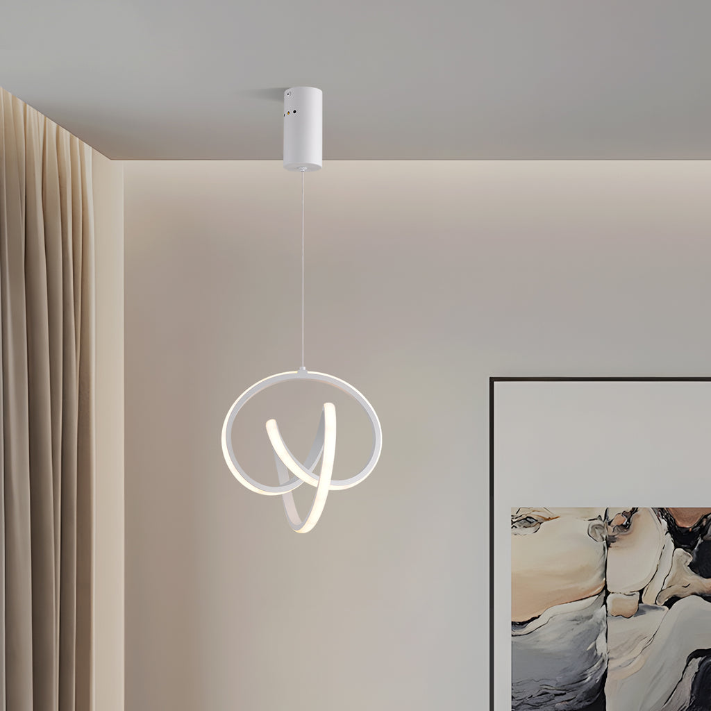 ARIA hanglamp met verlichte bogen