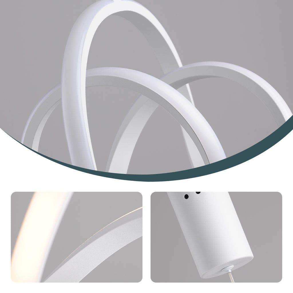 ARIA hanglamp met verlichte bogen