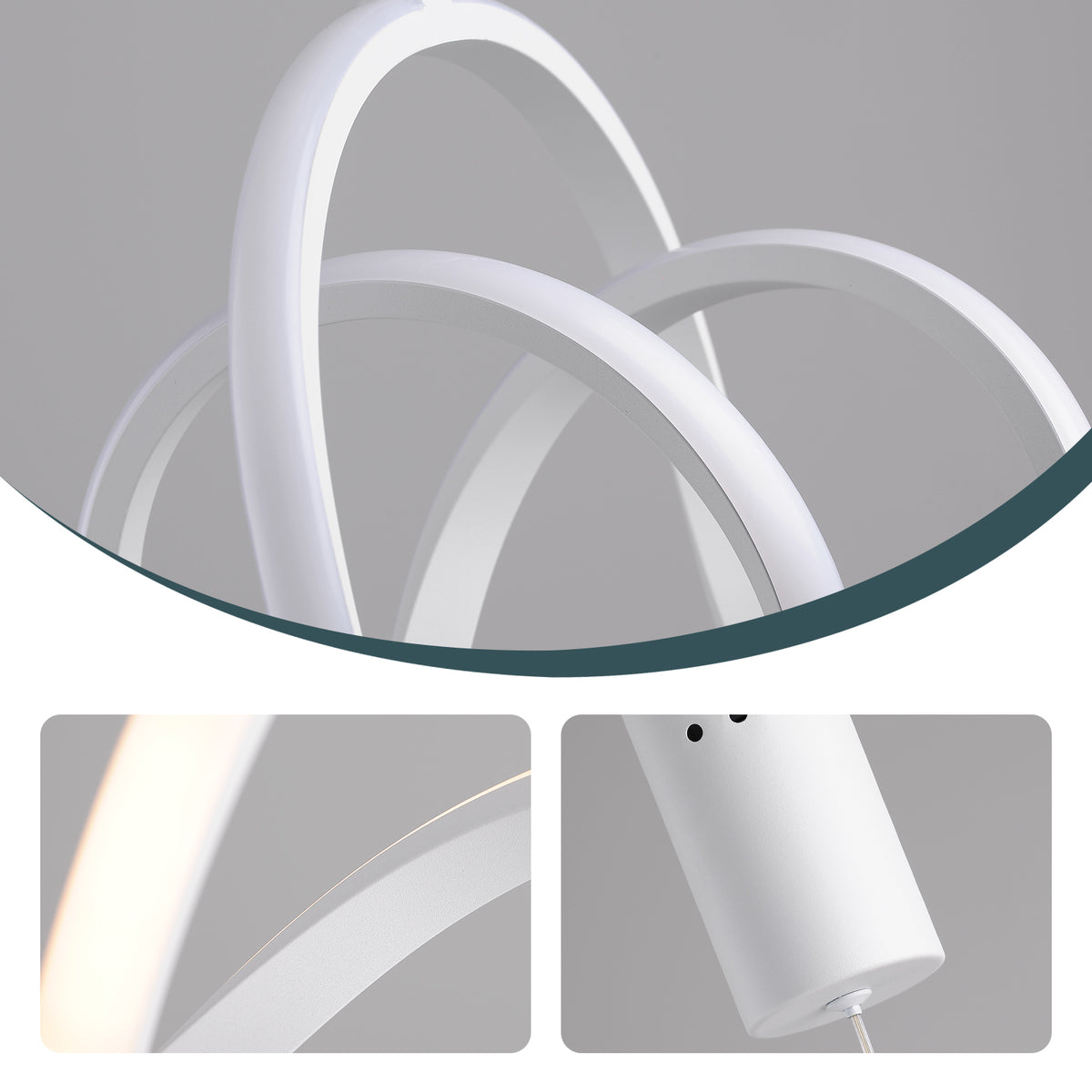 ARIA hanglamp met verlichte bogen