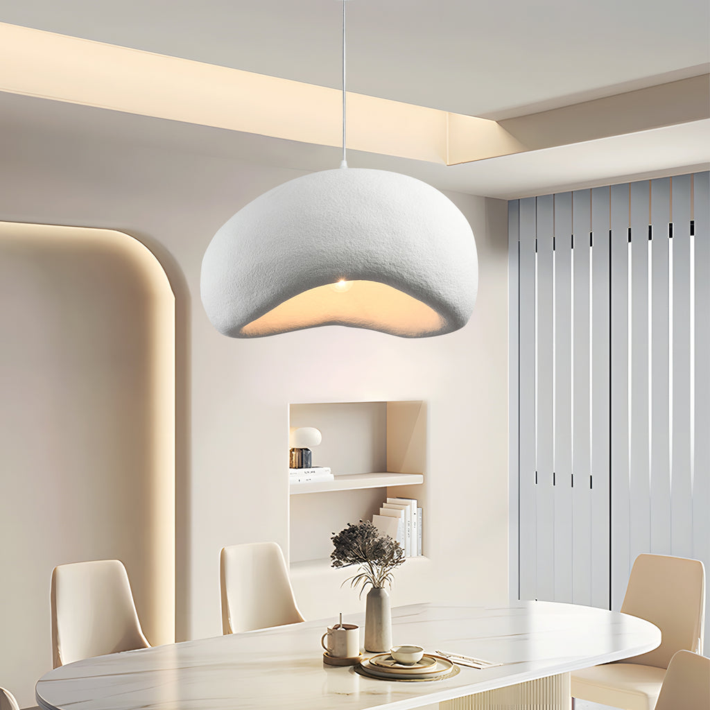 DUNA handgemaakte witte hanglamp