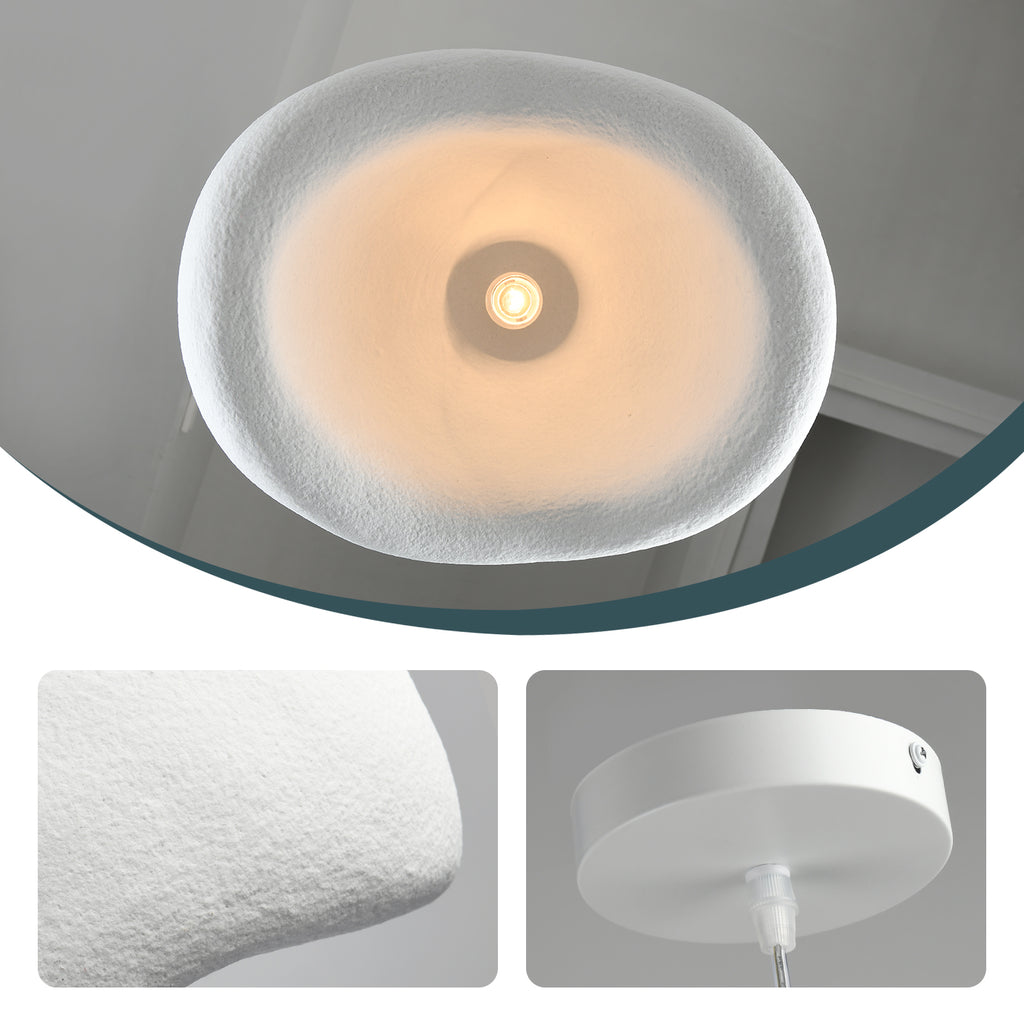 DUNA handgemaakte witte hanglamp