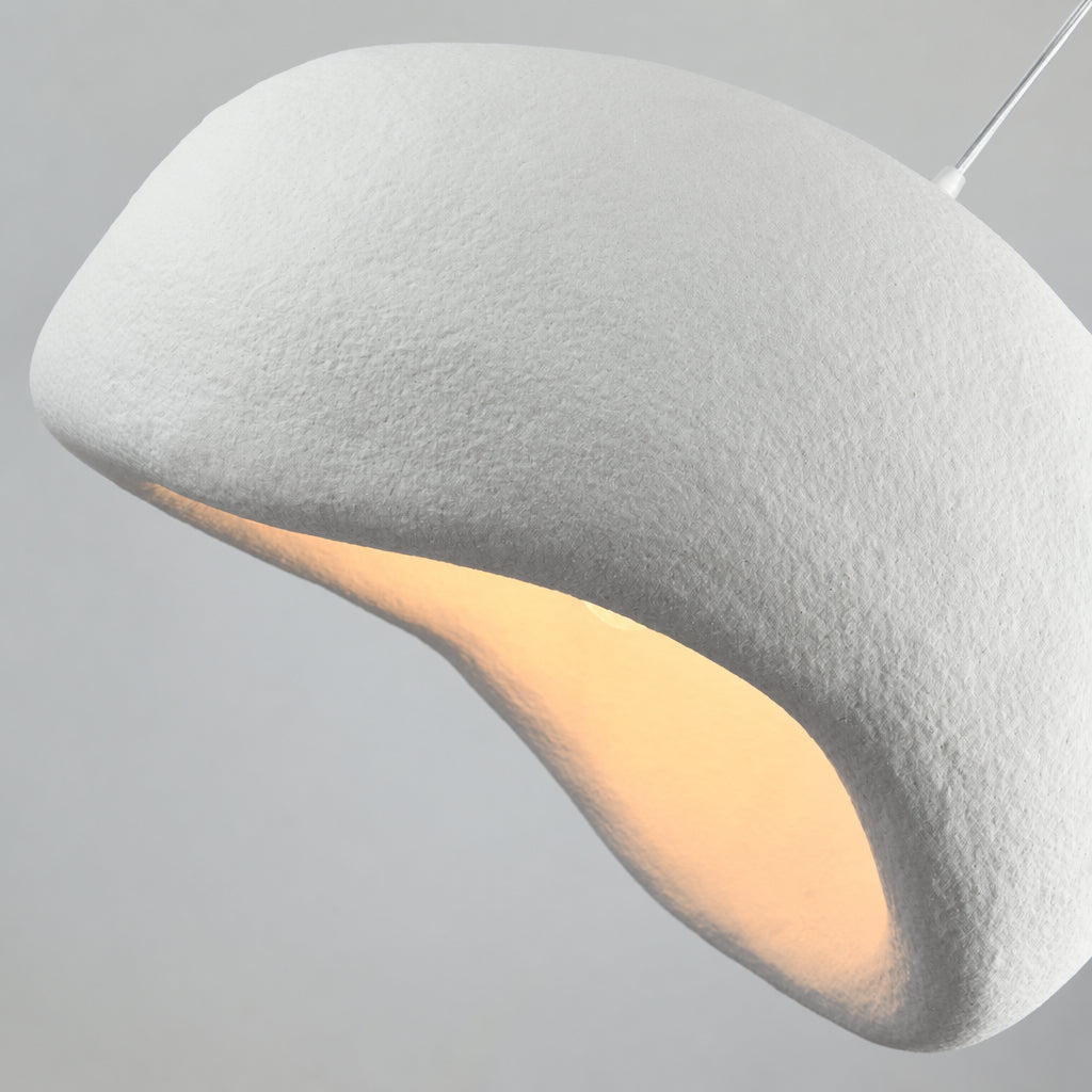 DUNA handgemaakte witte hanglamp