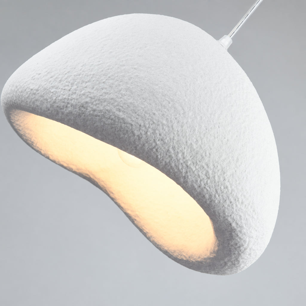 DUNA handgemaakte witte hanglamp