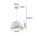 DUNA handgemaakte witte hanglamp