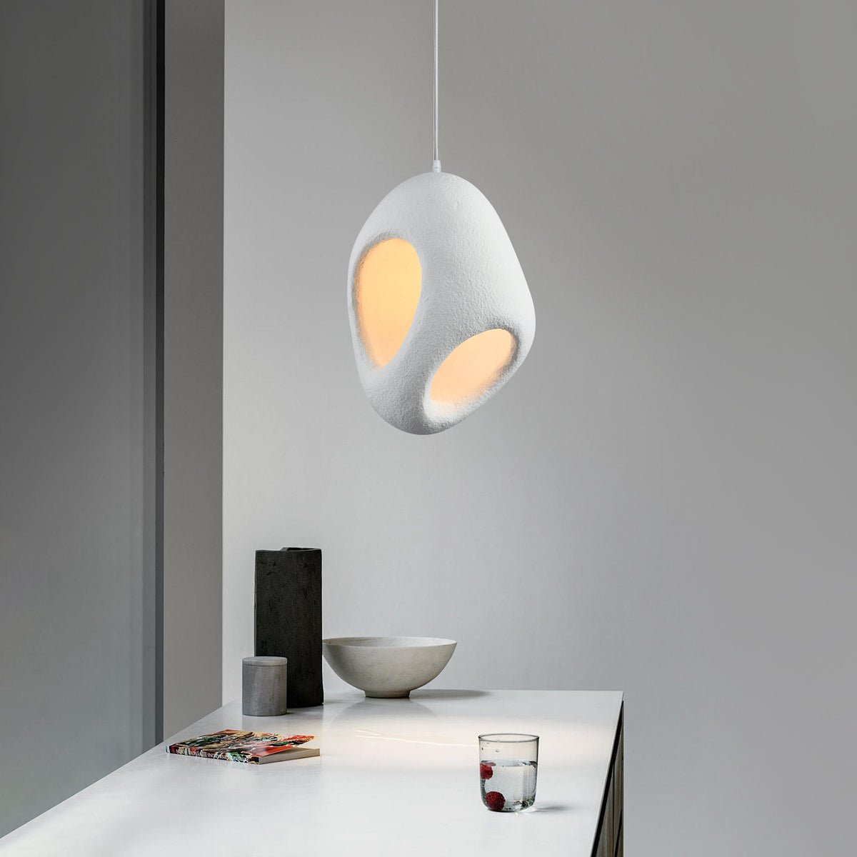 NUMA handgemaakte witte hanglamp