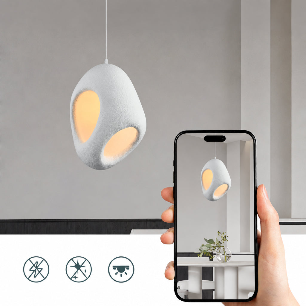 NUMA handgemaakte witte hanglamp