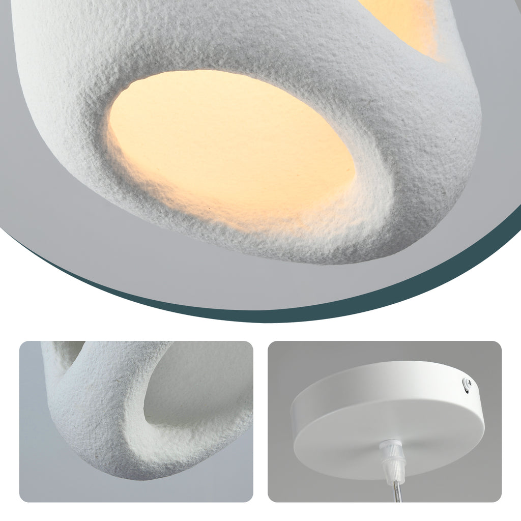 NUMA handgemaakte witte hanglamp