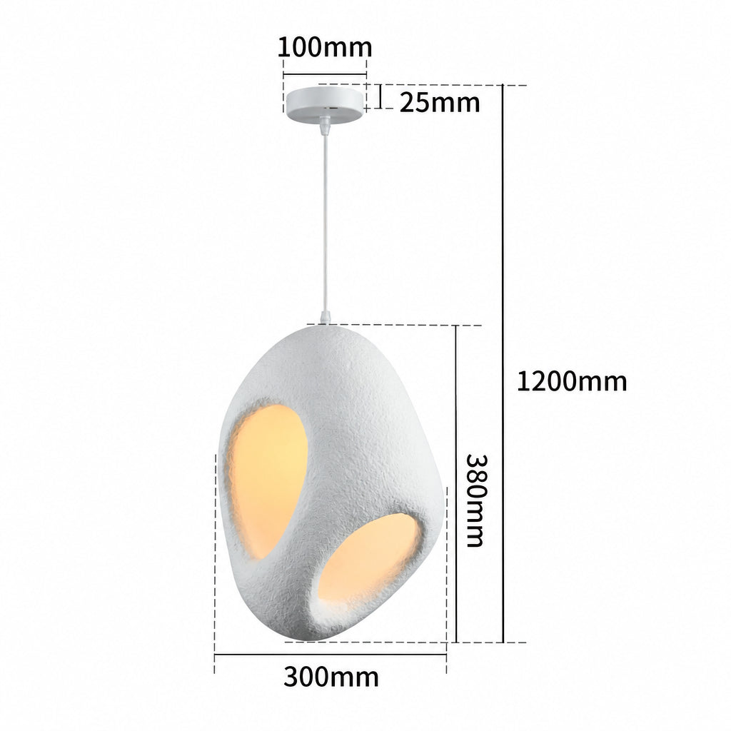 NUMA handgemaakte witte hanglamp