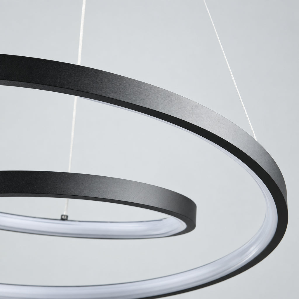 DUET dimbare LED hanglamp met dubbele ring