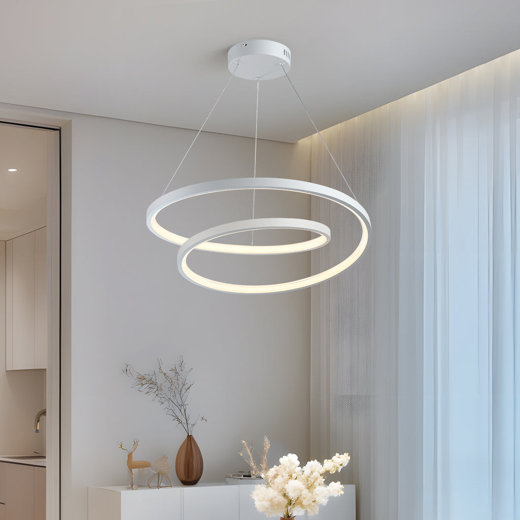 DUET dimbare LED hanglamp met dubbele ring