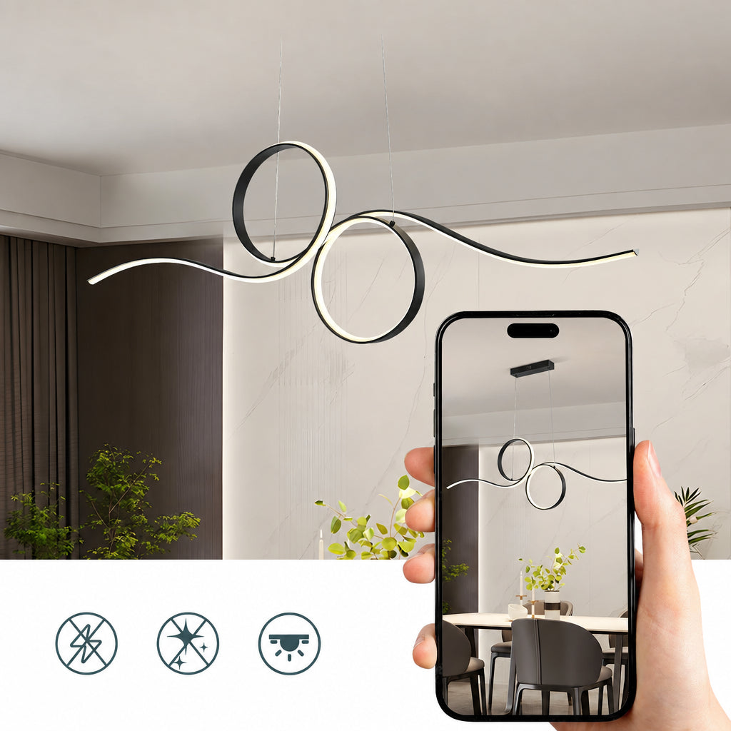 LIORA dimbare LED hanglamp met dubbele lus