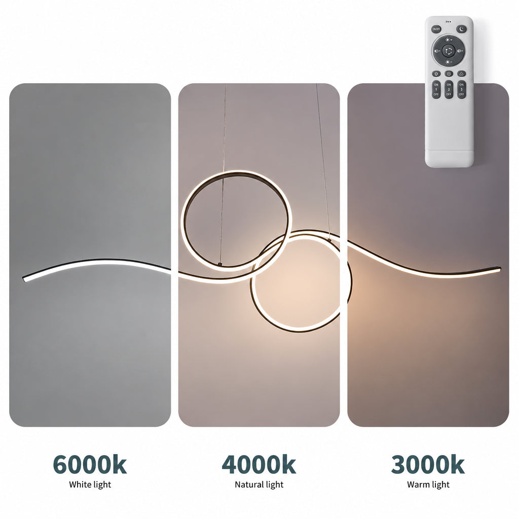 LIORA dimbare LED hanglamp met dubbele lus