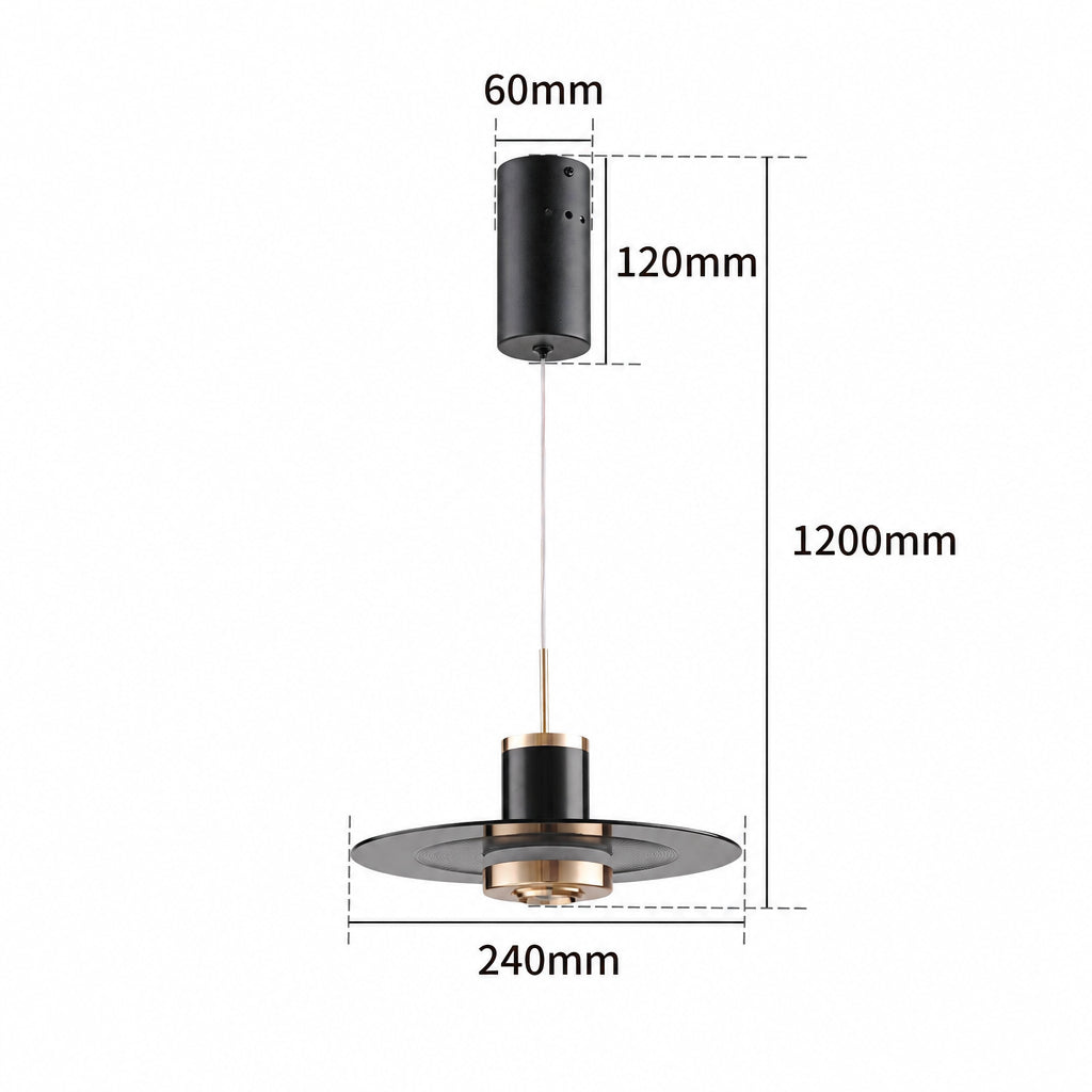 SOLIN  moderne hanglamp met ronde kap