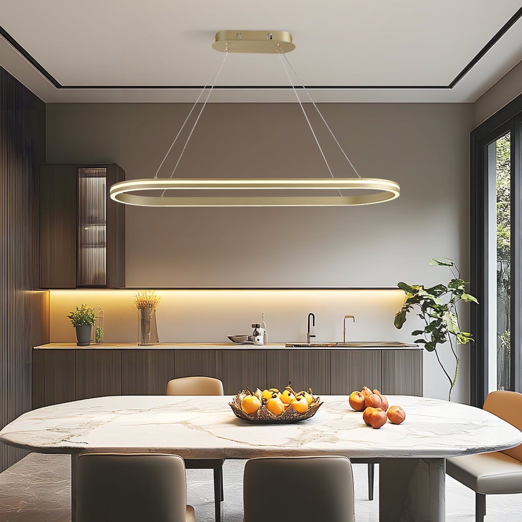 ELVA dimbare ovale LED hanglamp