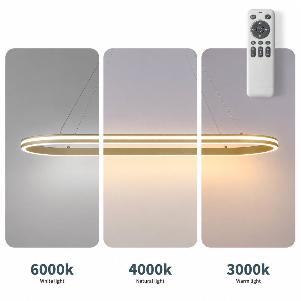 ELVA dimbare ovale LED hanglamp