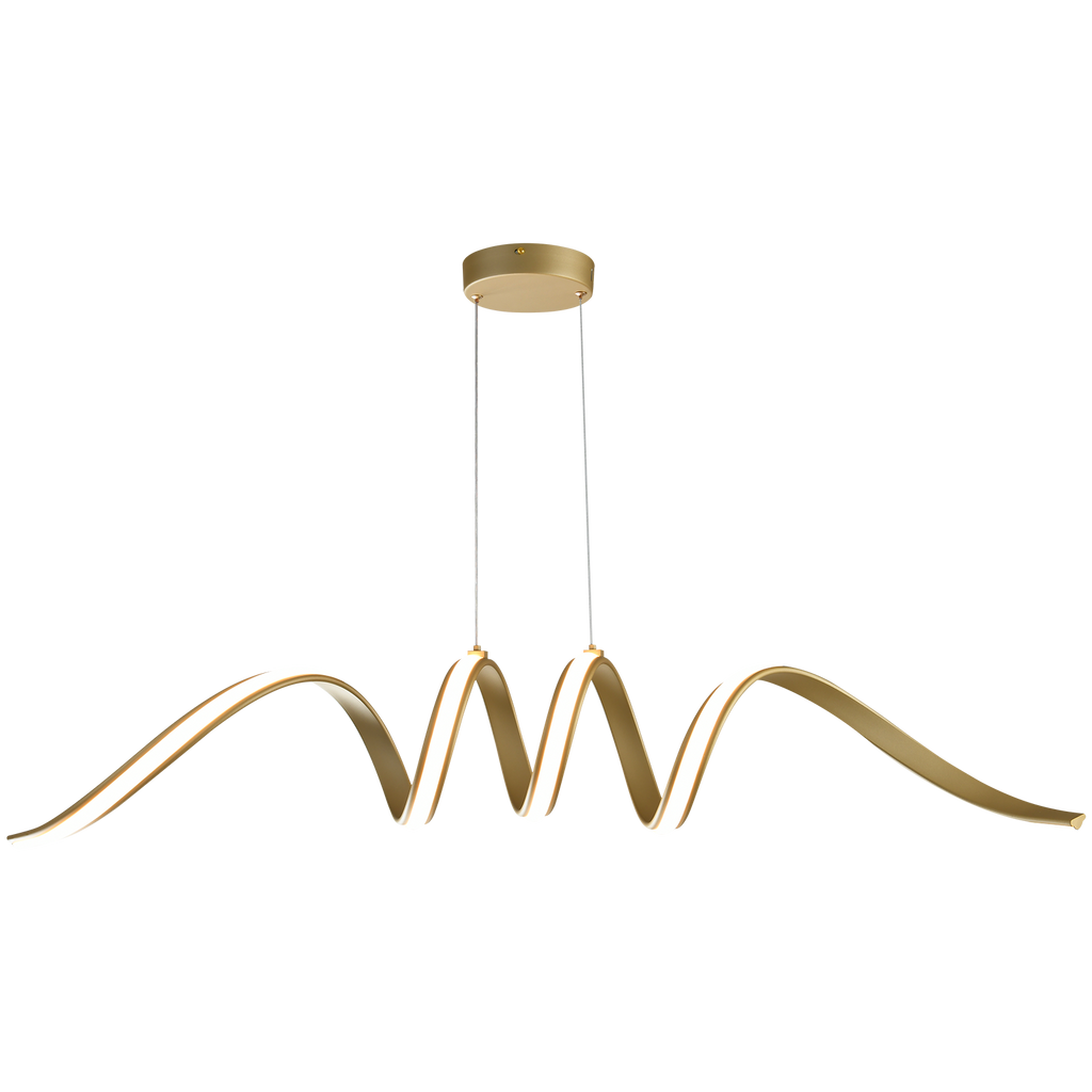 ONDRA dimbare LED hanglamp met golvende vorm