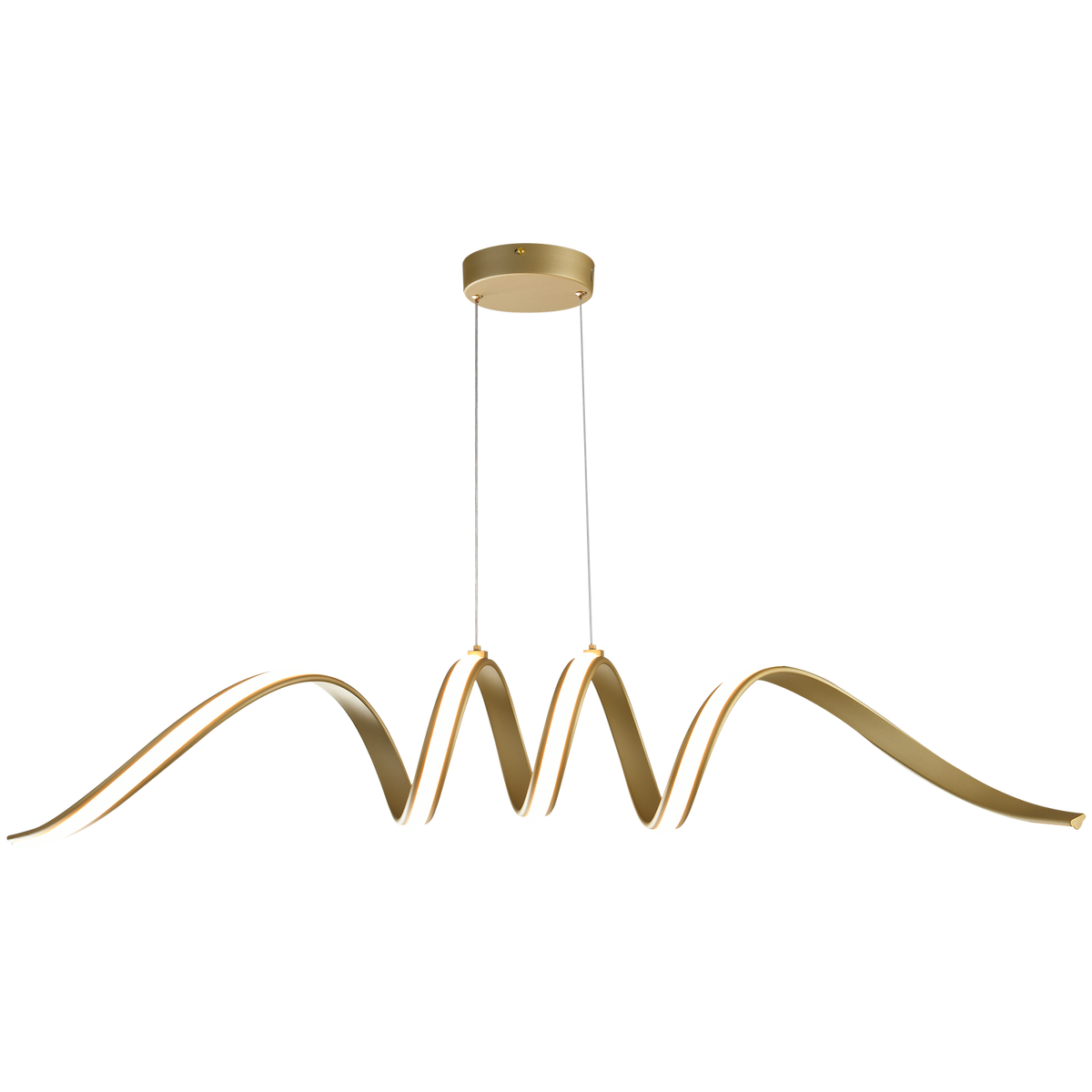 ONDRA dimbare LED hanglamp met golvende vorm