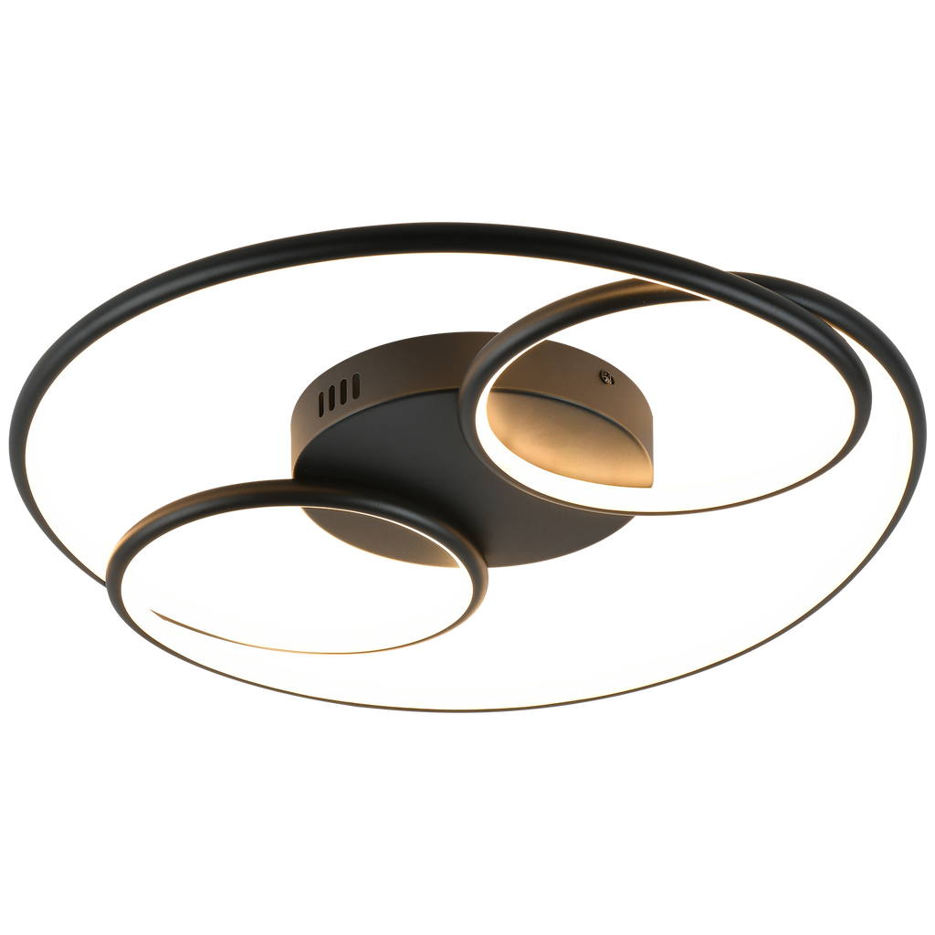 ORBA dimbare LED plafondlamp met ronde lichtvormen