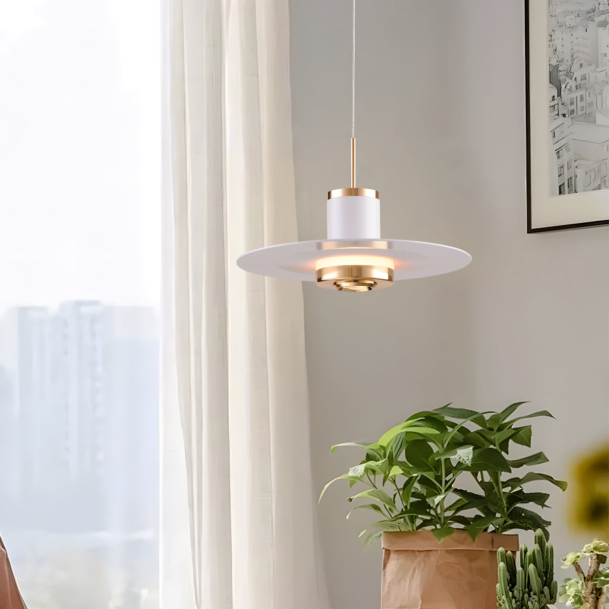SOLIN  moderne hanglamp met ronde kap