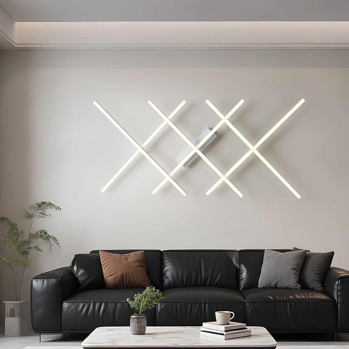 KRUISLICHT verstelbare, dimbare LED plafondlamp