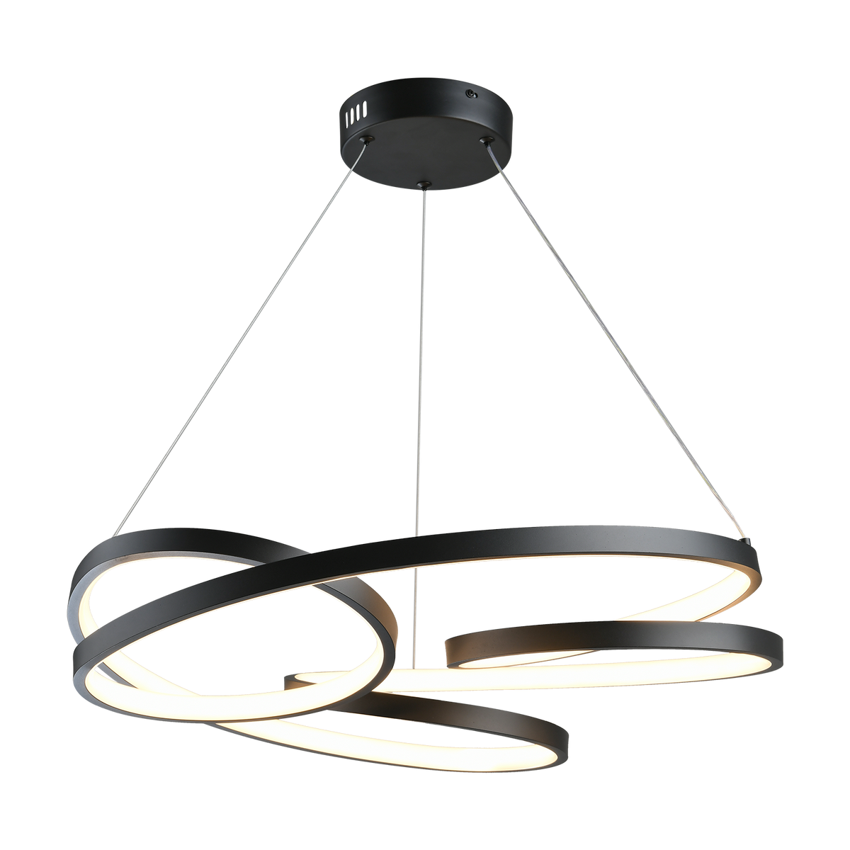 NOVA moderne zwarte LED-hanglamp