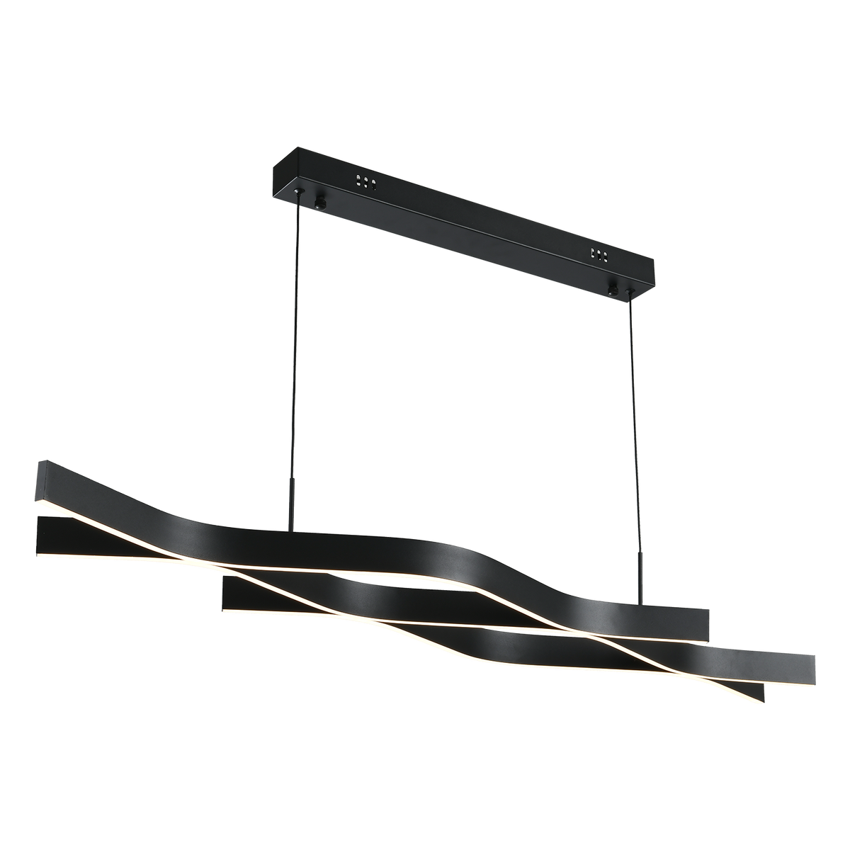 VEYA dimbare LED hanglamp met golvende lichtlijnen