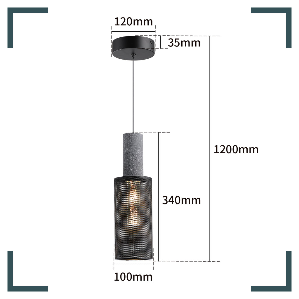 TRITON  moderne hanglamp in drie kapvormen