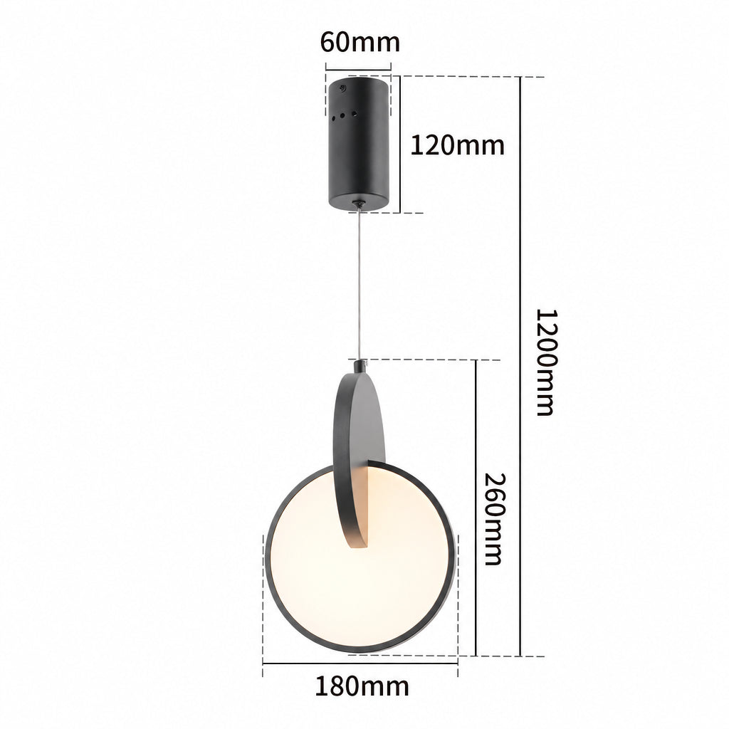 NEMI  hanglamp met verlichte lus