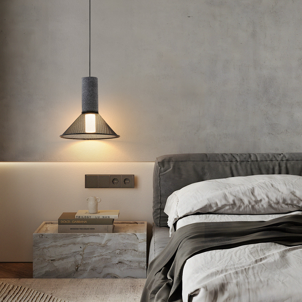 TRITON  moderne hanglamp in drie kapvormen