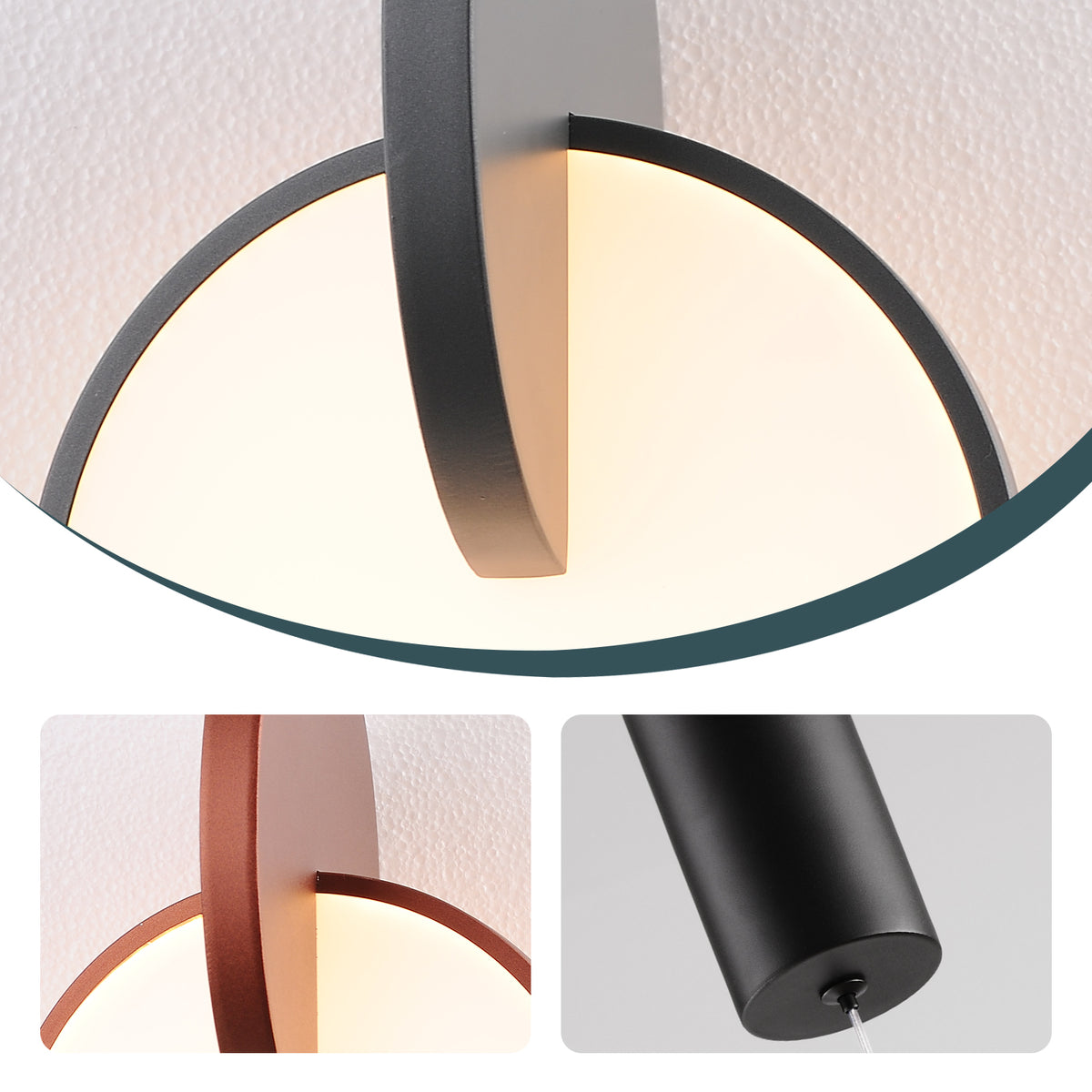 NEMI  hanglamp met verlichte lus
