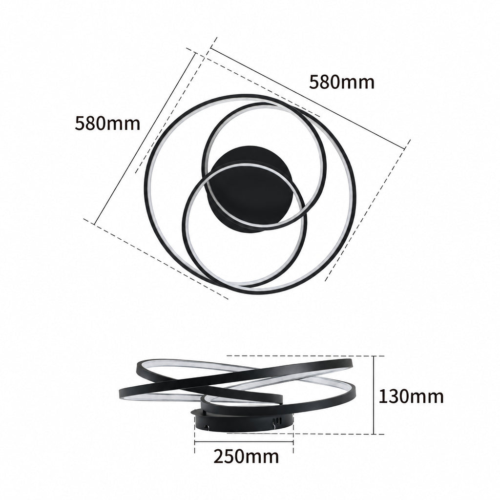 LUNA  Moderne LED Plafondlamp