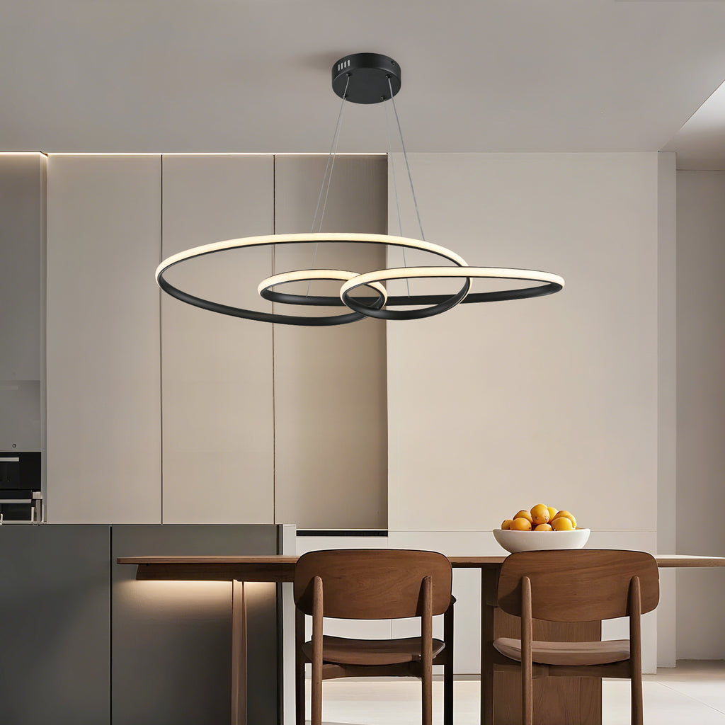 CIRKEL dimbare LED hanglamp met drie ringen