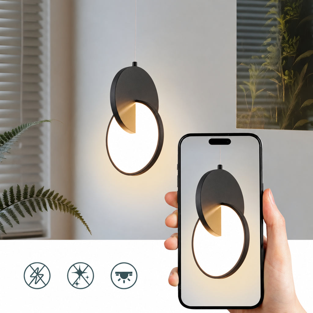 NEMI  hanglamp met verlichte lus
