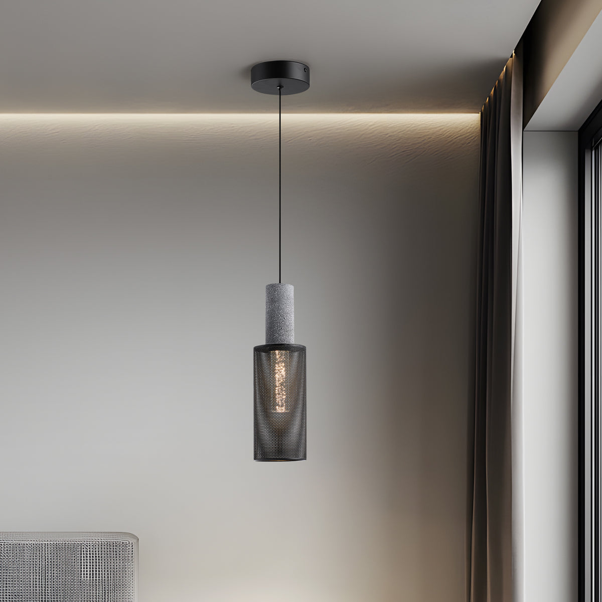 TRITON  moderne hanglamp in drie kapvormen